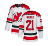 New Jersey Devils #21 Kyle Palmieri Premier White Alternate Hockey Jersey