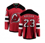 New Jersey Devils #23 Stefan Noesen Fanatics Branded Red Home Breakaway Hockey Jersey