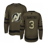 New Jersey Devils #3 Ken Daneyko Authentic Green Salute to Service Hockey Jersey