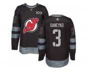 New Jersey Devils #3 Ken Daneyko Black 1917-2017 100th Anniversary Stitched NHL Jersey