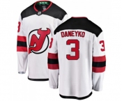 New Jersey Devils #3 Ken Daneyko Fanatics Branded White Away Breakaway Hockey Jersey
