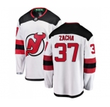 New Jersey Devils #37 Pavel Zacha Fanatics Branded White Away Breakaway Hockey Jersey