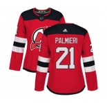 Women New Jersey Devils #21 Kyle Palmieri Authentic Red Home Hockey Jersey