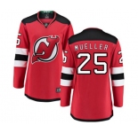 Women New Jersey Devils #25 Mirco Mueller Fanatics Branded Red Home Breakaway Hockey Jersey