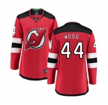 Women New Jersey Devils #44 Miles Wood Fanatics Branded Red Home Breakaway Hockey Jersey