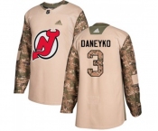 Youth New Jersey Devils #3 Ken Daneyko Authentic Camo Veterans Day Practice Hockey Jersey