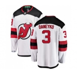 Youth New Jersey Devils #3 Ken Daneyko Fanatics Branded White Away Breakaway Hockey Jersey