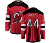 Youth New Jersey Devils #44 Miles Wood Fanatics Branded Red Home Breakaway Hockey Jersey