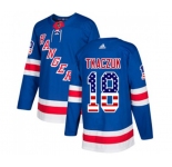 Adidas New York Rangers #18 Walt Tkaczuk Authentic Royal Blue USA Flag Fashion NHL Jersey