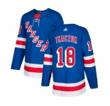 Adidas New York Rangers #18 Walt Tkaczuk Premier Royal Blue Home NHL Jersey