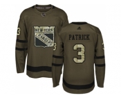 Adidas New York Rangers #3 James Patrick Green Salute to Service Stitched NHL Jersey