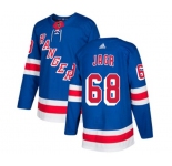 Adidas New York Rangers #68 Jaromir Jagr Premier Royal Blue Home NHL Jersey