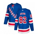 Adidas New York Rangers #82 Joey Keane Premier Royal Blue Home NHL Jersey