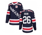 Men Adidas New York Rangers #26 Joe Kocur Navy Blue Authentic 2018 Winter Classic Stitched NHL Jersey