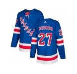 Men Adidas New York Rangers #27 Ryan McDonagh Royal Blue Home Authentic Stitched NHL Jersey