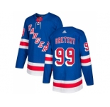 Men Adidas New York Rangers #99 Wayne Gretzky Royal Blue Home Authentic Stitched NHL Jersey