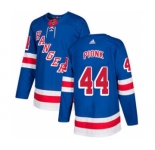 Men's New York Rangers #44 Neal Pionk Royal Blue Home Stitched Hockey Jersey