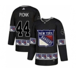 Men's New York Rangers #44 Neal Pionk Royal Blue Home USA Flag Stitched Hockey Jersey