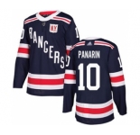 Men's Rangers #10 Artemi Panarin Navy Blue 2018 Winter Classic Stitched Hockey Jersey