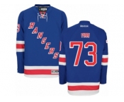 Men's Reebok New York Rangers #73 Brandon Pirri Authentic Royal Blue Home NHL Jersey