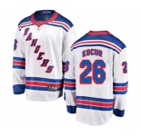 New York Rangers #26 Joe Kocur Fanatics Branded White Away Breakaway NHL Jersey