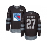 New York Rangers #27 Ryan McDonagh Black 1917-2017 100th Anniversary Stitched NHL Jersey