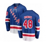 New York Rangers #48 Brett Howden Fanatics Branded Royal Blue Home Breakaway NHL Jersey