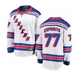 New York Rangers #77 Phil Esposito Fanatics Branded White Away Breakaway NHL Jersey