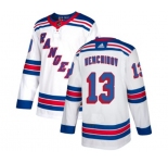 Reebok New York Rangers #13 Sergei Nemchinov Authentic White Away NHL Jersey