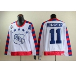 nhl New York Rangers #11 Messier all star 75th Anniversary white CCM