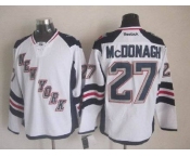 nhl jerseys new york rangers #27 mcdonagh white[2014 new stadium]