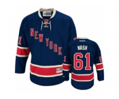 nhl jerseys new york rangers #61 nash dk.blue
