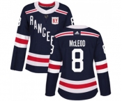 Women Adidas New York Rangers #8 Cody McLeod Authentic Navy Blue 2018 Winter Classic NHL Jersey