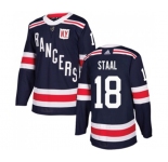 Youth Adidas New York Rangers #18 Marc Staal Authentic Navy Blue 2018 Winter Classic NHL Jersey