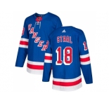 Youth Adidas New York Rangers #18 Marc Staal Royal Blue Home Authentic Stitched NHL Jersey