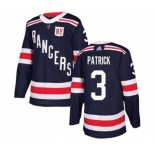 Youth Adidas New York Rangers #3 James Patrick Authentic Navy Blue 2018 Winter Classic NHL Jersey