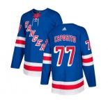 Youth Adidas New York Rangers #77 Phil Esposito Authentic Royal Blue Home NHL Jersey