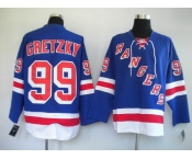 youth nhl jerseys new york rangers #99 gretzky blue