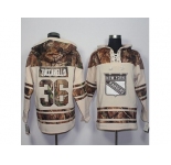 Men's New York Rangers #36 Mats Zuccarello Cream Camo Stitched NHL Jersey