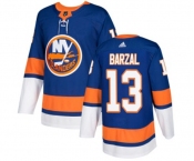 Adidas New York Islanders #13 Mathew Barzal Premier Royal Blue Home NHL Jersey
