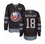 Adidas New York Islanders #18 Anthony Beauvillier Authentic Black 1917-2017 100th Anniversary NHL Jersey