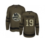 Adidas New York Islanders #19 Bryan Trottier Green Salute to Service Stitched NHL Jersey