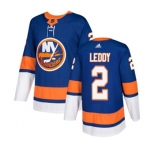 Adidas New York Islanders #2 Nick Leddy Premier Royal Blue Home NHL Jersey