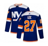 Adidas New York Islanders #27 Anders Lee Authentic Blue Alternate NHL Jersey