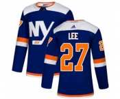 Adidas New York Islanders #27 Anders Lee Premier Blue Alternate NHL Jersey