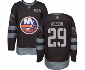 Adidas New York Islanders #29 Brock Nelson Premier Black 1917-2017 100th Anniversary NHL Jersey