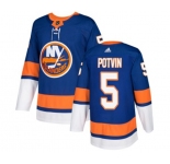 Adidas New York Islanders #5 Denis Potvin Premier Royal Blue Home NHL Jersey