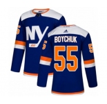 Adidas New York Islanders #55 Johnny Boychuk Premier Blue Alternate NHL Jersey