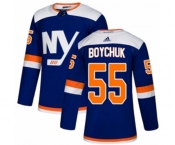 Adidas New York Islanders #55 Johnny Boychuk Premier Blue Alternate NHL Jersey