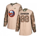 Adidas New York Islanders #88 Brandon Davidson Authentic Camo Veterans Day Practice NHL Jersey